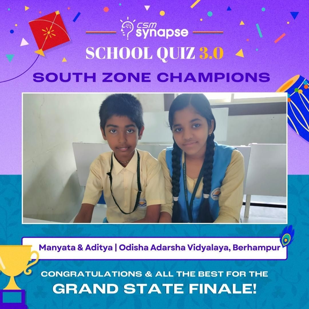 CSM Synapse South Zone Winners